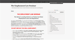 Desktop Screenshot of employmentlawseminar.com
