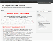 Tablet Screenshot of employmentlawseminar.com